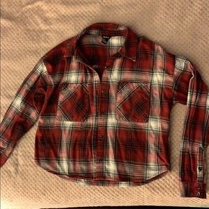 Flannel long sleeve button down